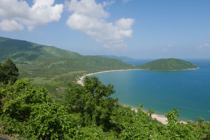 Aussicht vom Hai-Van-Pass bei Danang (Vietnam)
