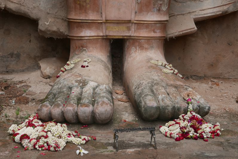 Buddha-Füße in Alt-Sukhothai (Thailand)