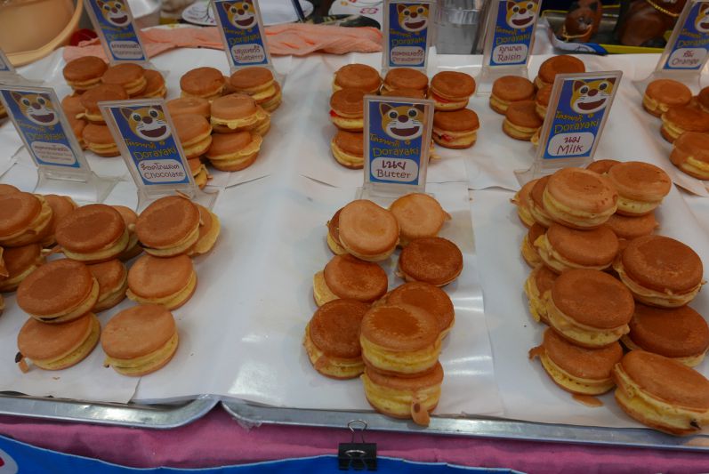 Gefüllte Mini-Pancakes