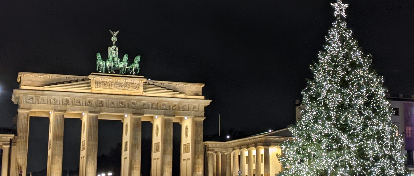 Brandenburger Tor Berlin Weihnachten