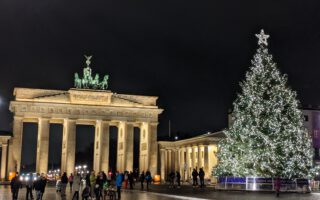 Brandenburger Tor Berlin Weihnachten